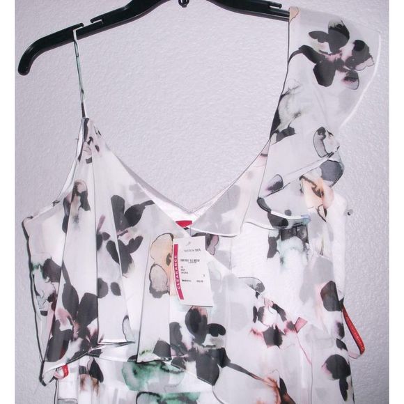 ML Monique Lhuillier Gardenia Floral Dress 12 - Picture 5 of 7